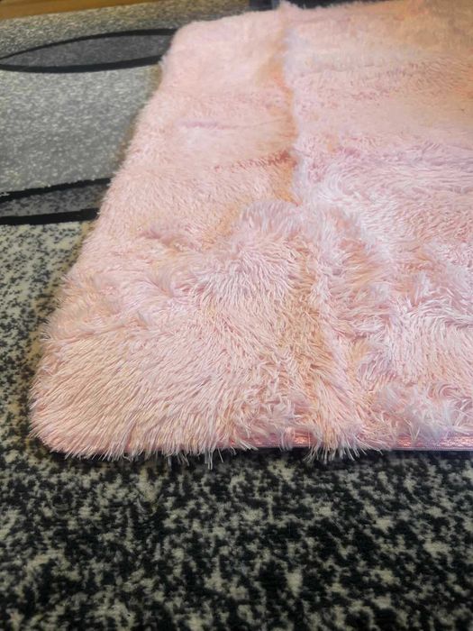 Dywan Shaggy 120x80 cm gęsty i miękki do salonu lub sypialni