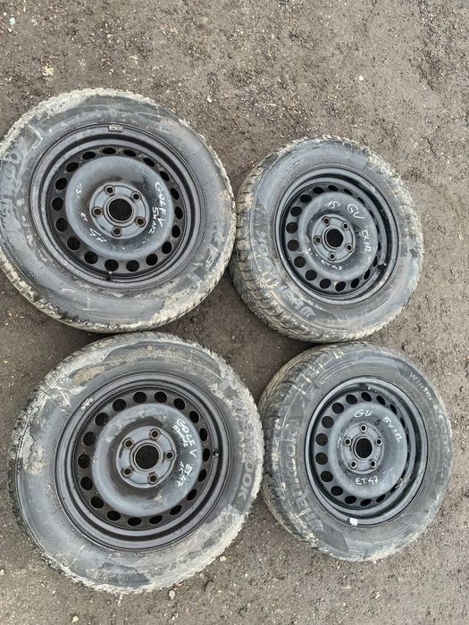 felgi stalowe 15&#039; 5x112 ET47 Skoda Octavia II Audi A3 8P Golf V Touran I
