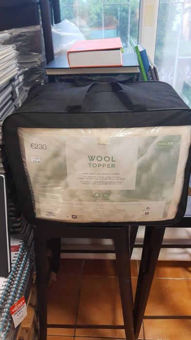 Mata wełniana na łóżko! NOWA! oddychająca naturalny koc! OUTLET!