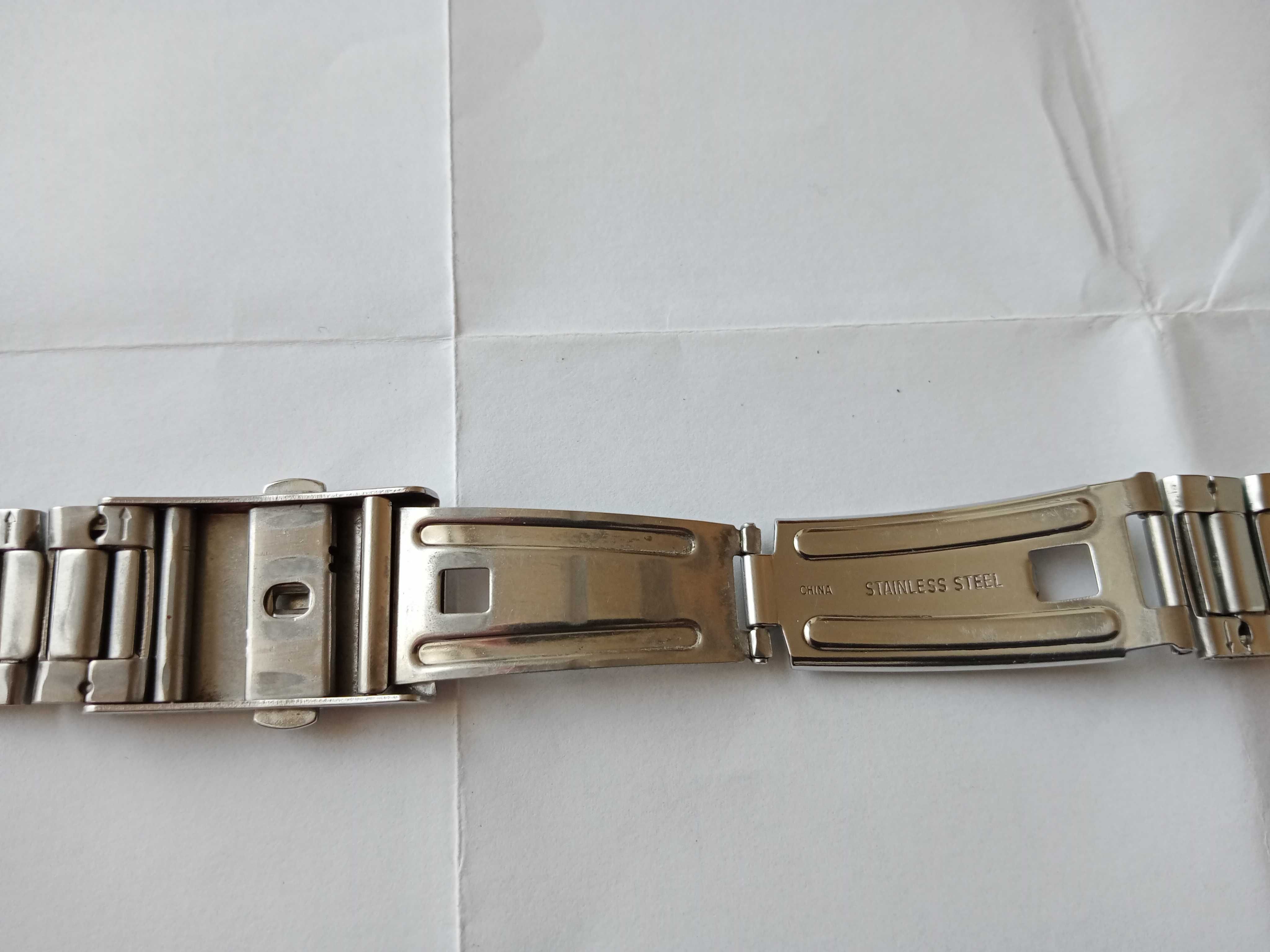 Pasek stalowy S-1229N do zegarka Casio  Bransoleta  max.dł.18cm