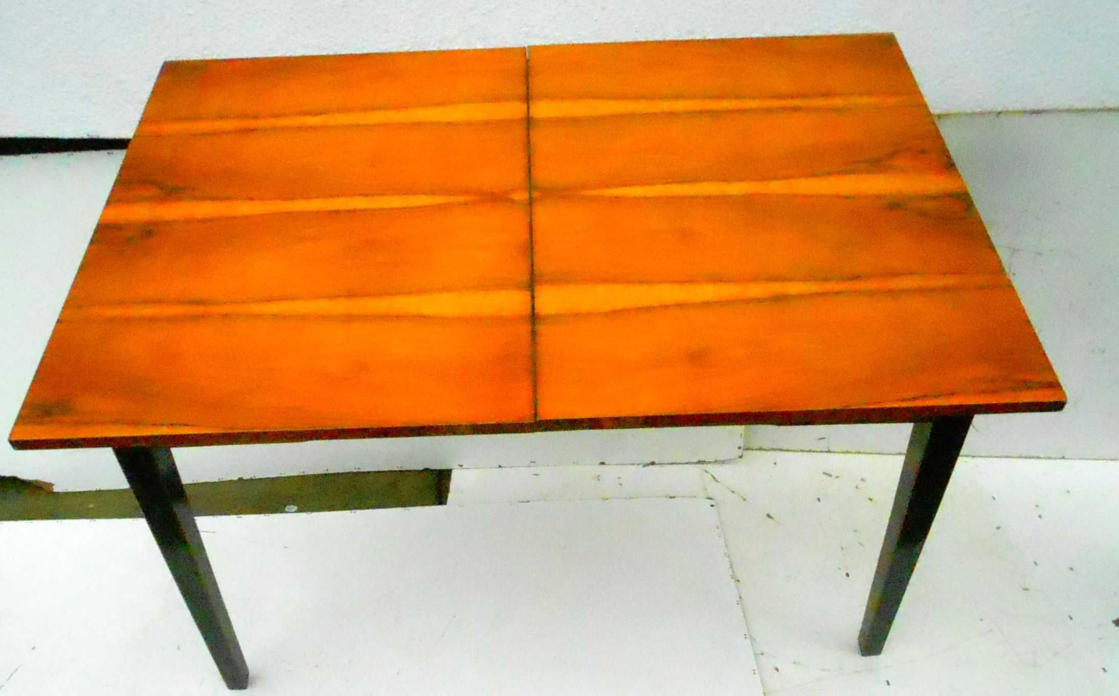 Stół drewniany rozkładany 165 SP Olesno, vintage, klasyczny design,60l