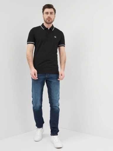 Polo Calvin klein Slim Fit CZARNA r.L L72