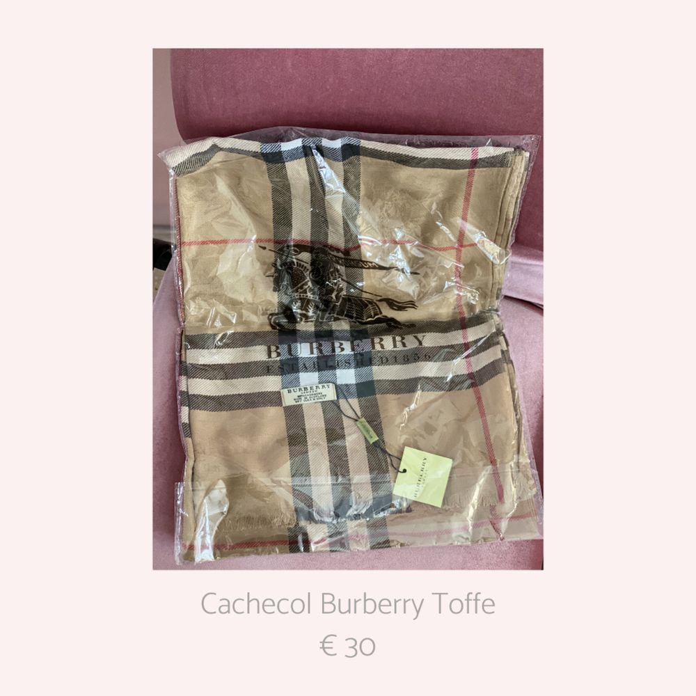 Burbery Cachecol Toffee