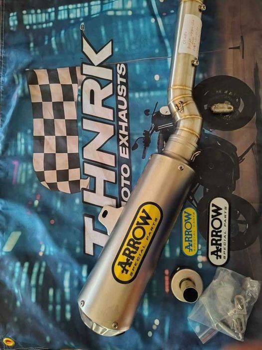 Kit escap moto arrow pro race  +curva cf moto 800mt,b trk, tenere etc