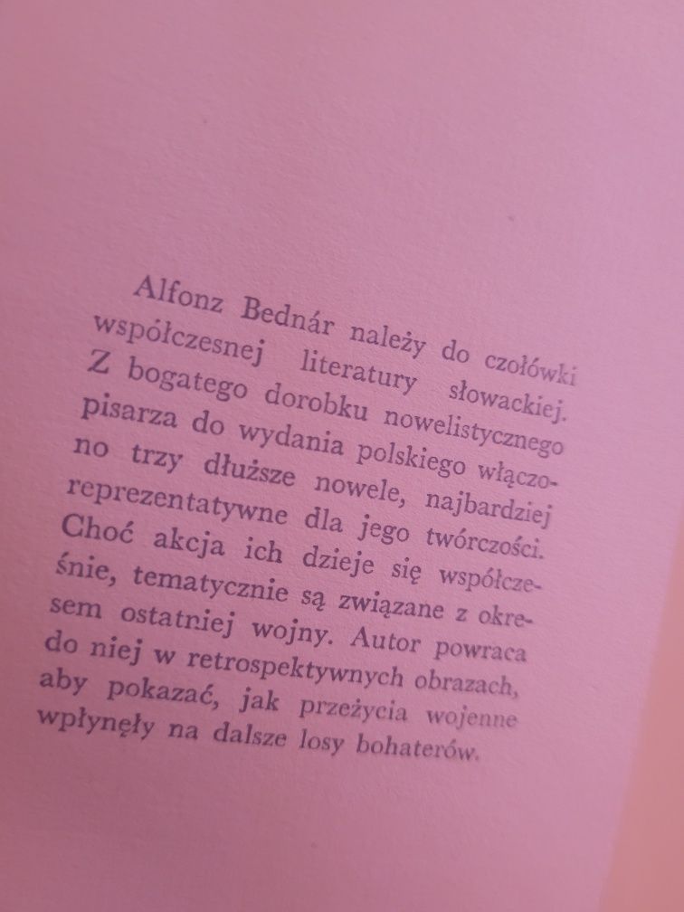 Alfonz Bednár Godziny i minuty 1967 Czytelnik