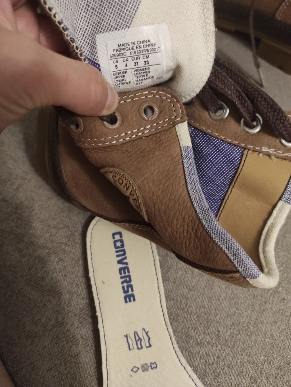 Кеди черевики Converse All star 37р. 23.5см оригинал
Верх натуральная