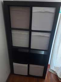 2 Estantes IKEA 8 cubos + 6 gavetas