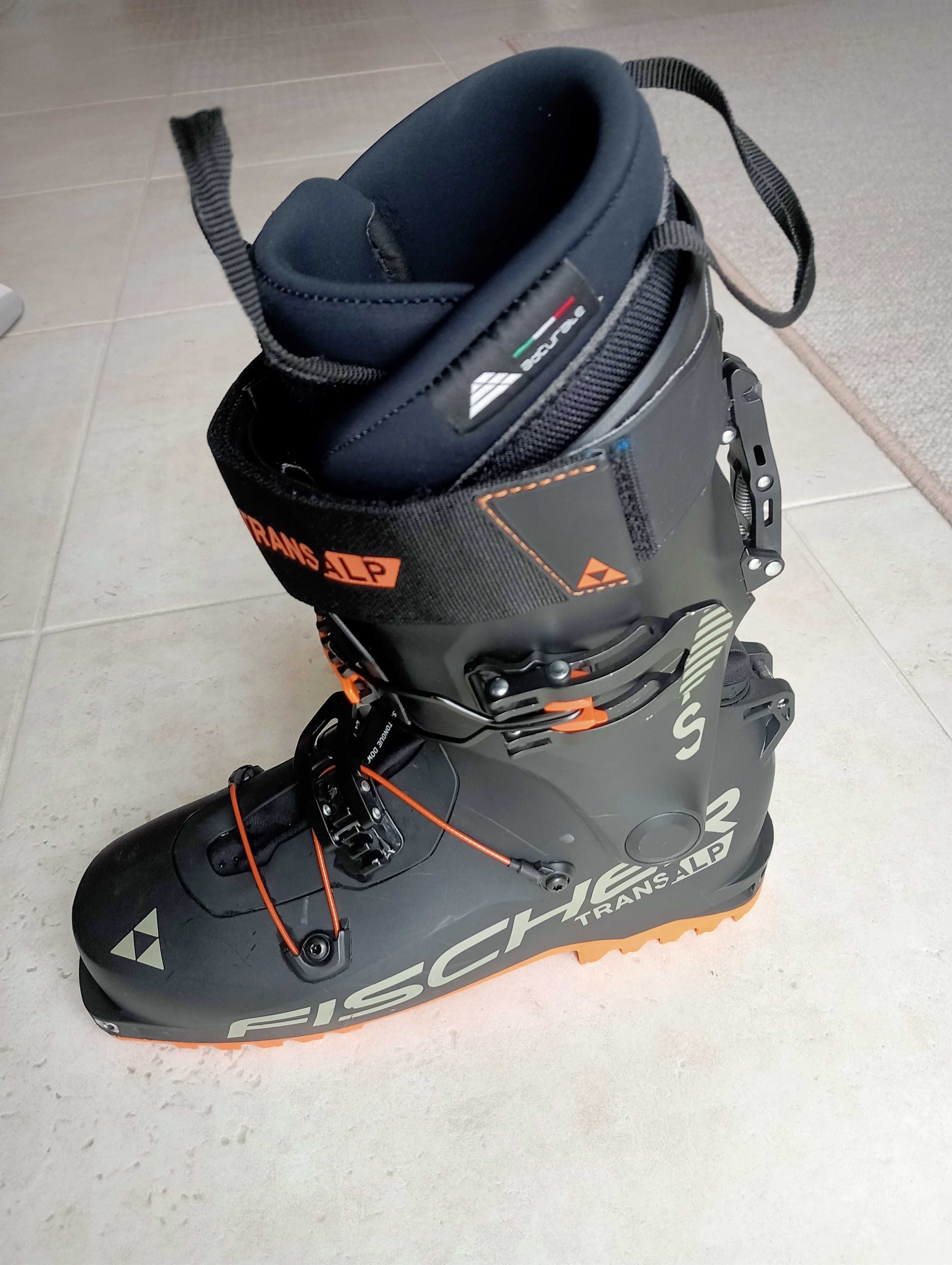 Buty skiturowe Fischer Transalp TS - black/black  28,5