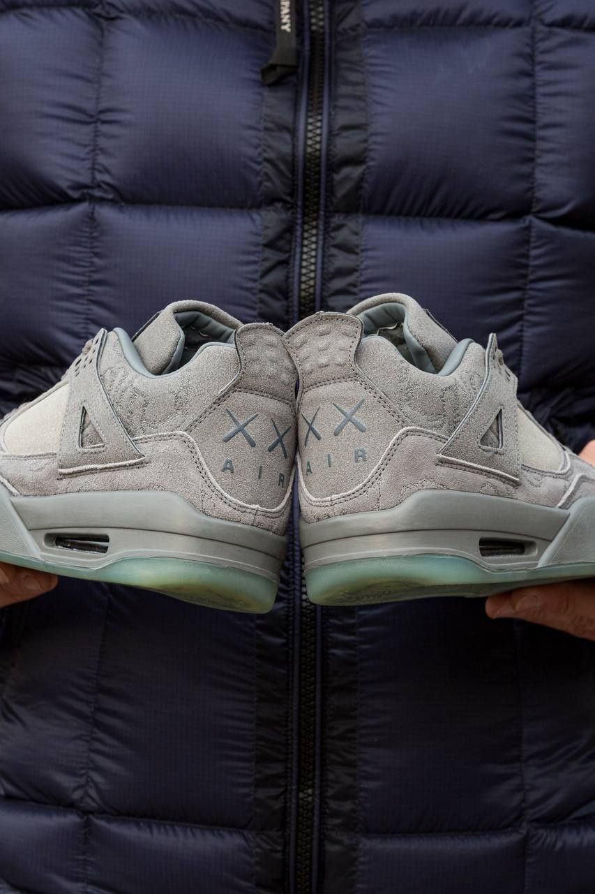 Кросівки Air Jordan 4 x Kaws grey | Кроссовки джордан