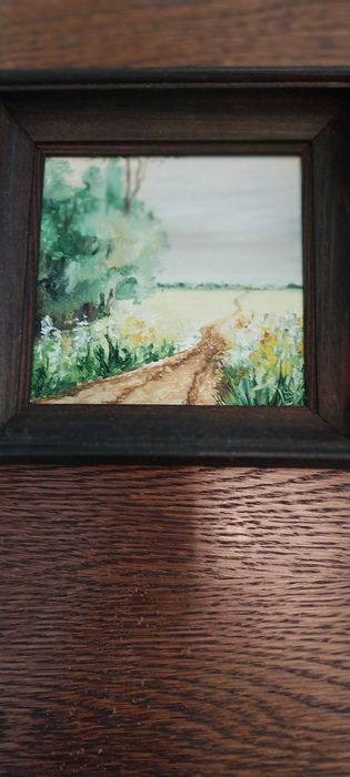 4 obrazy  Ludwiki Banaś - cztery pory roku