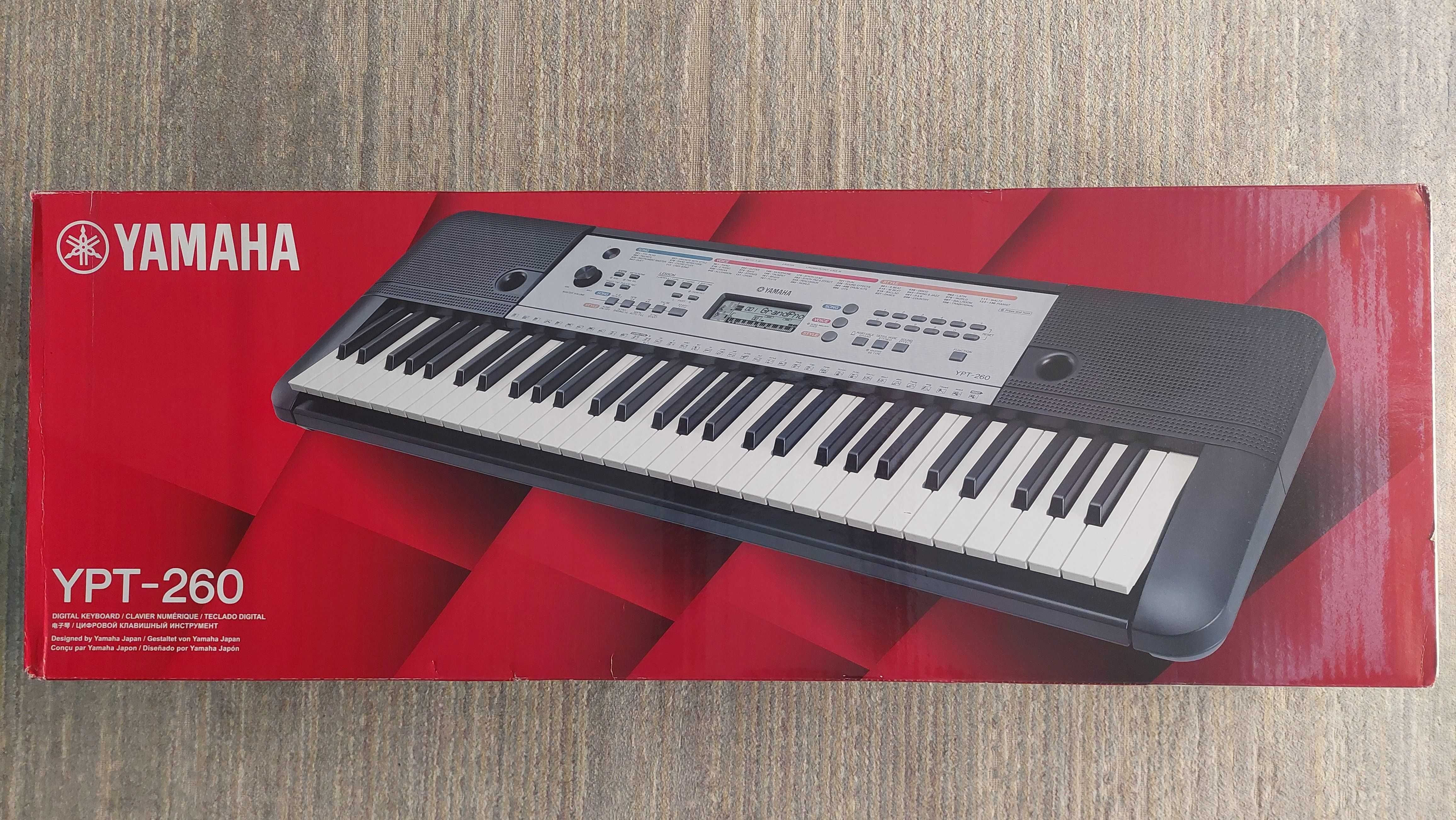 Keyboard Yamaha YPT-260 + "Szkoła na keyboard" Mieczysława Niemira