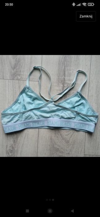 biustonosz stanik miękki sportowy