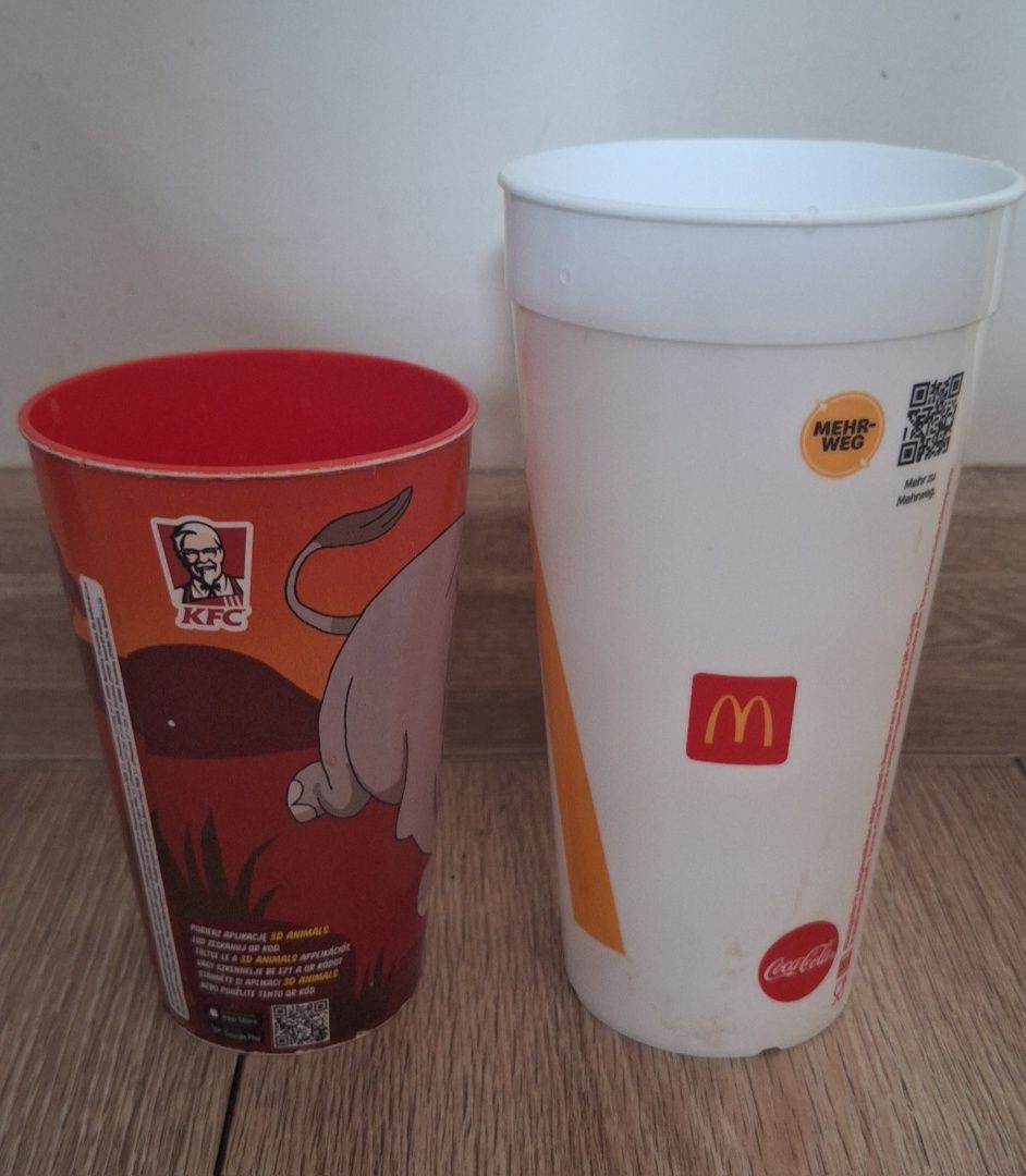 Kubki McDonald i KFC