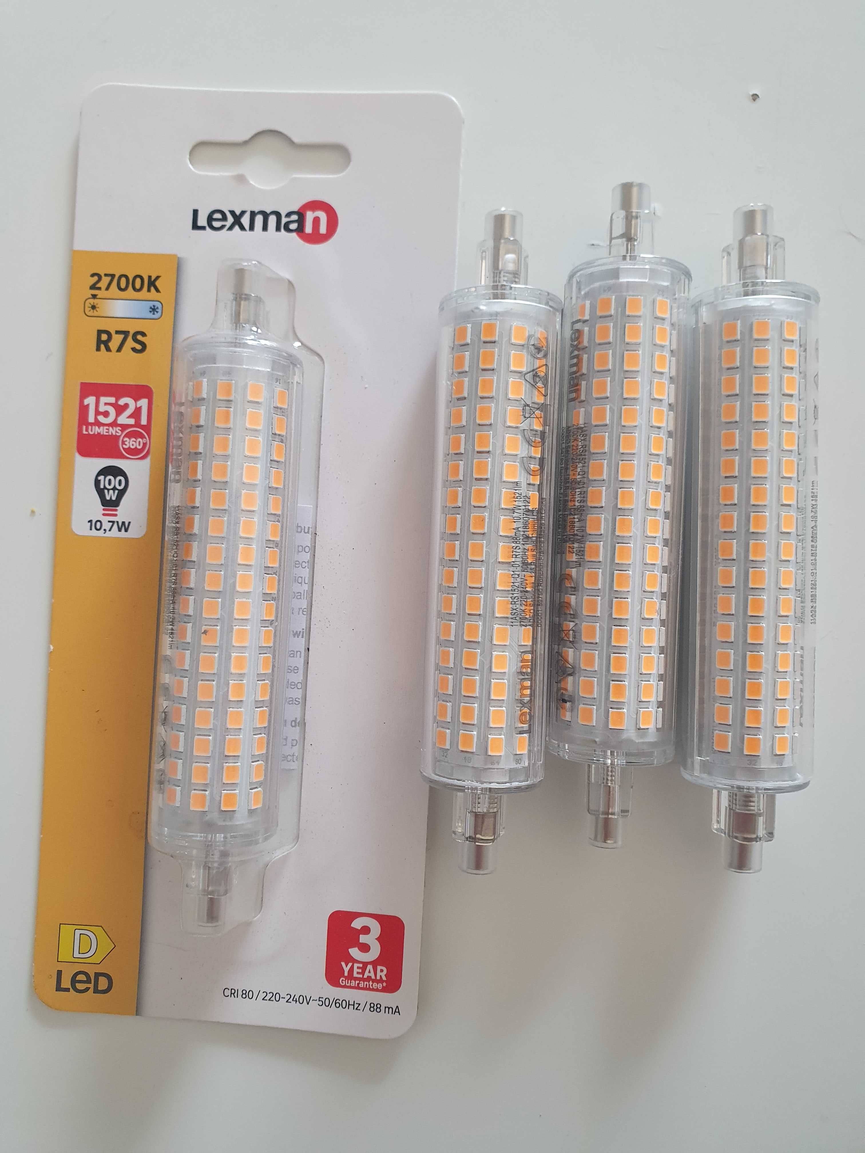 Żarówka led Lexman R7S 10,7W 1521LM 2700k ciepła biel gwarancja