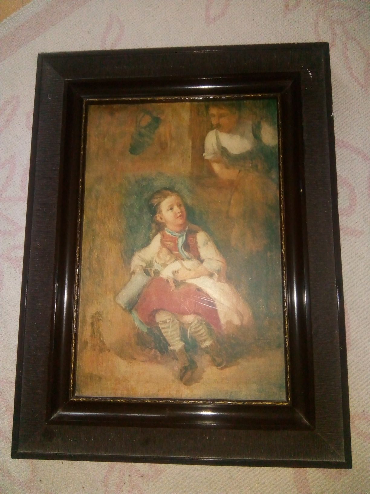 Przepiękna kopia obrazu Dziewczynka z lalką