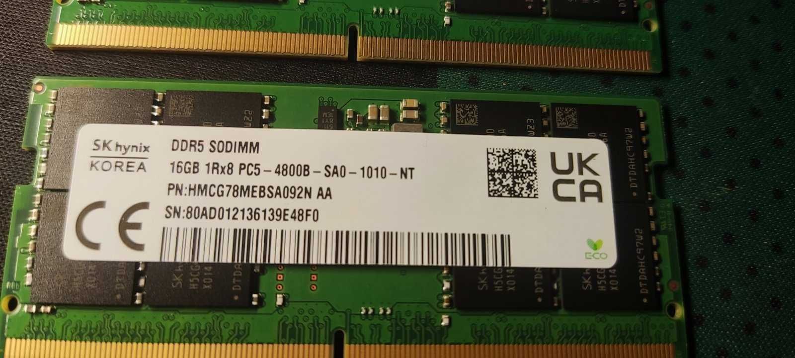 SO-DIMM DDR5 32GB 4800MHz Hynix