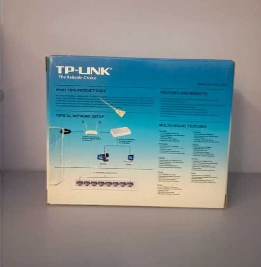 Switch TP-Link 8 Portas 10/100Mbps