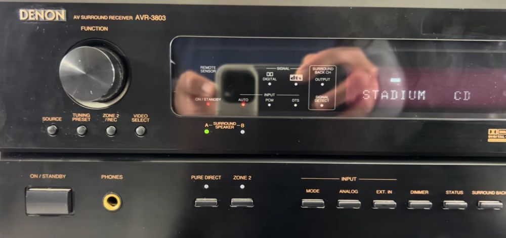 Ресивер Denon AVR 3803 a/v 8.1 загальна міць 380 Вт.на 8 Ом 45 вт.× 9