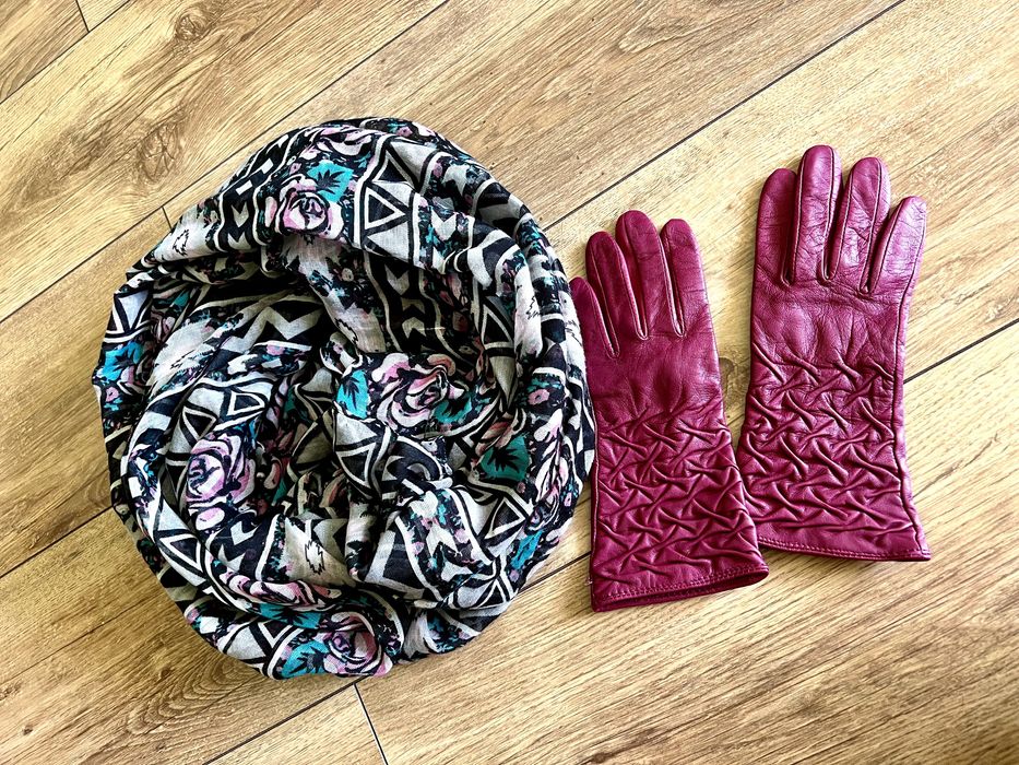 Przecudne rękawiczki Wittchen i szal