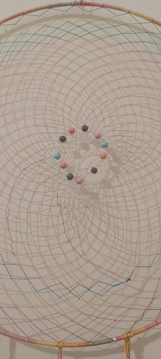 Łapacz snów 60cm tęczowy