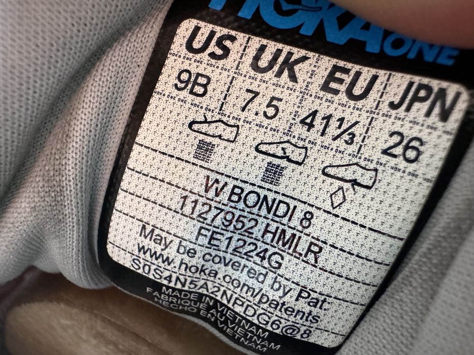 Розмір 41 Кросівки Hoka One One Bondi 8 Розмір 41 Взуття