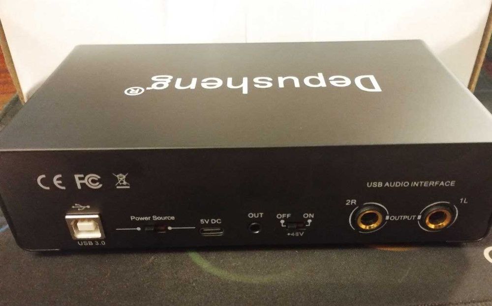 Аудиоинтерфейс Depusheng MD22, звуковая карта