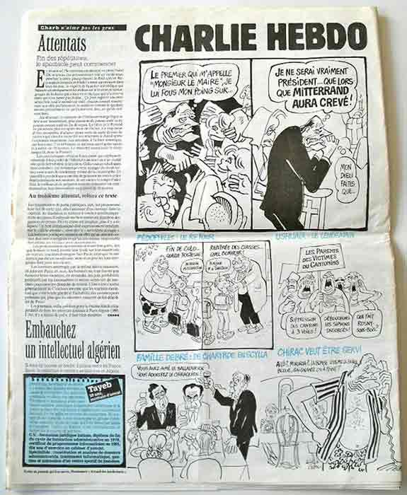 Jornal humorístico Charlie Hebdo N.º 166