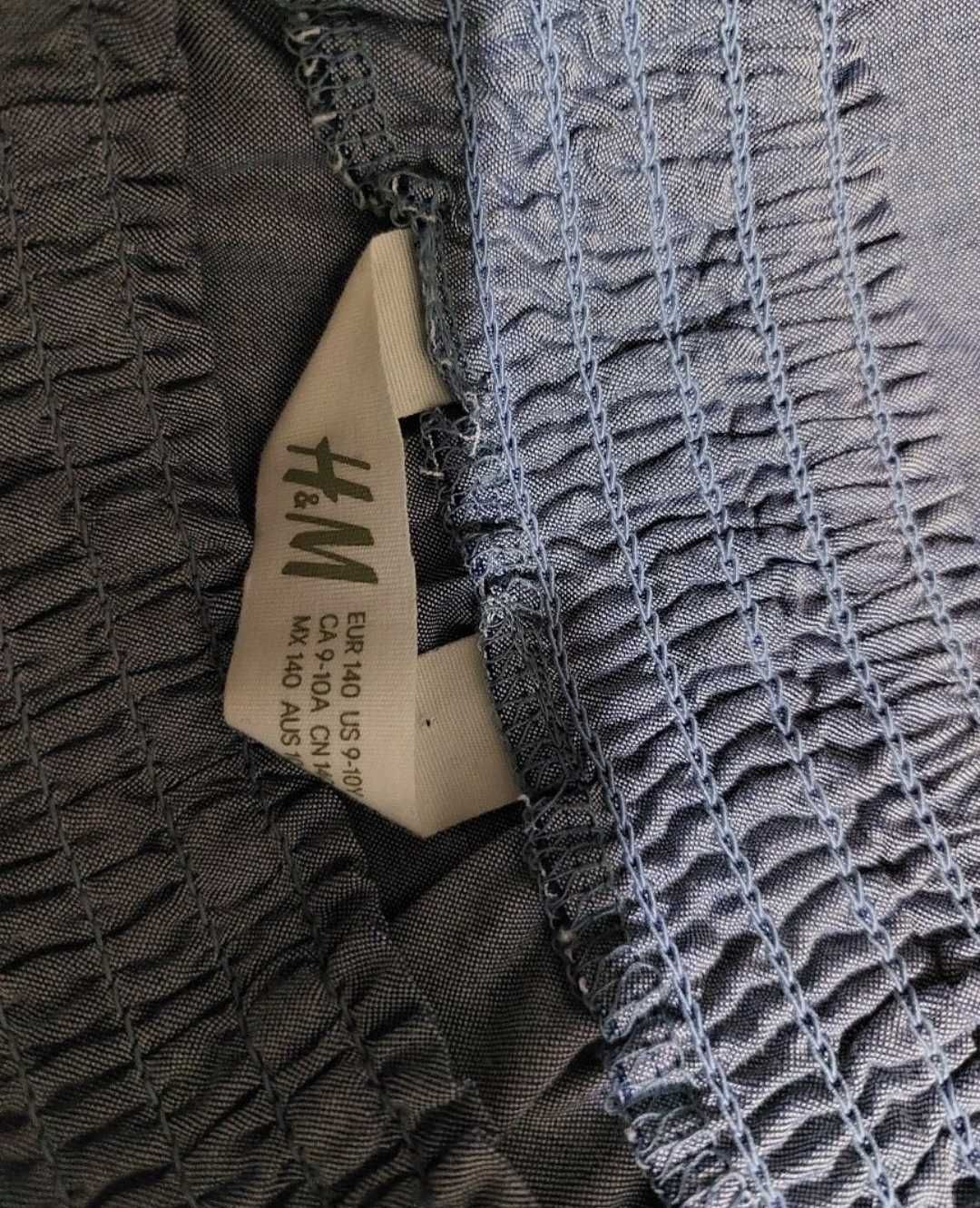 Bluzka jeansowa hiszpanka firmy H&M rozm. 140