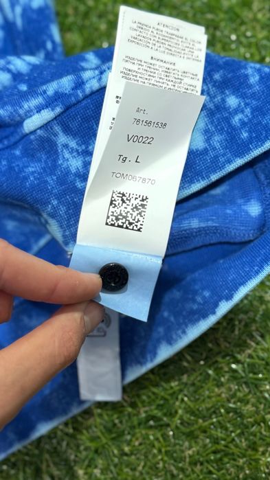 свитшот Stone Island Off-Dye офдай синий