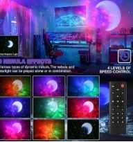 Проектор  Астронавт луна небо БЛЮТУЗ нічник  Космонавт