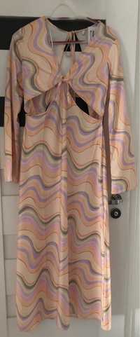 Sukienka letnia odcienie pastelowe wycięcia TopShop uk 14 eur 42