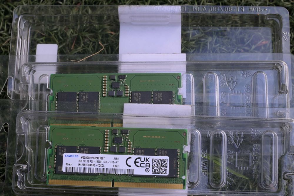 Kości ram Samsung 16GB 2x 8GB DDR5 4800MHz z lapka Asus Rog Strix g533