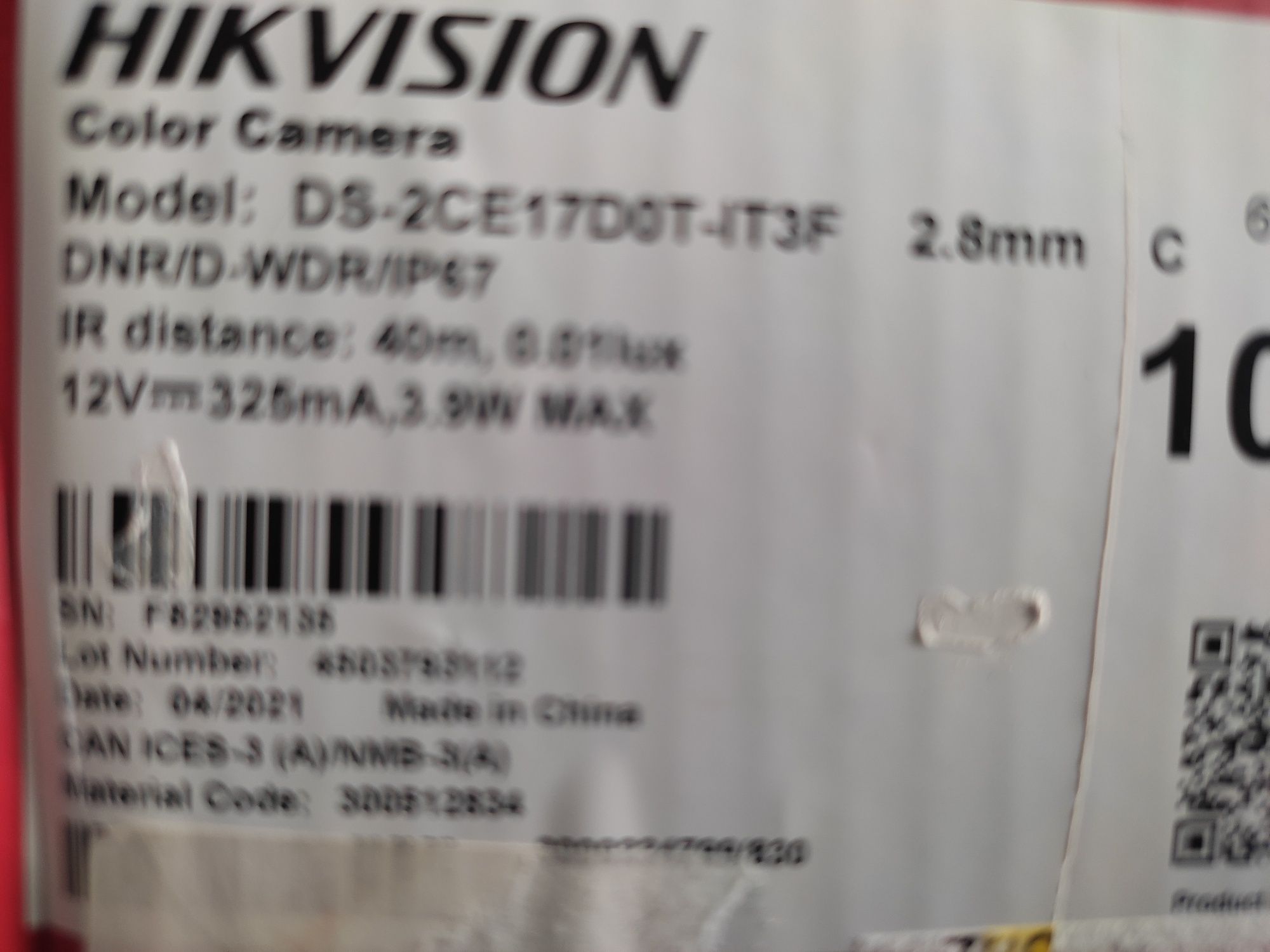 Kamera zewnętrzna Hikvisiion nowa