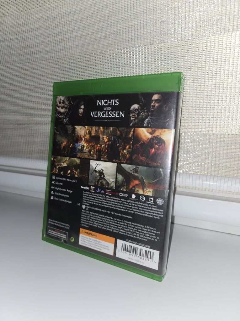 Gra Xbox one series x Śródziemie: Cień wojny middlearth shadow of war