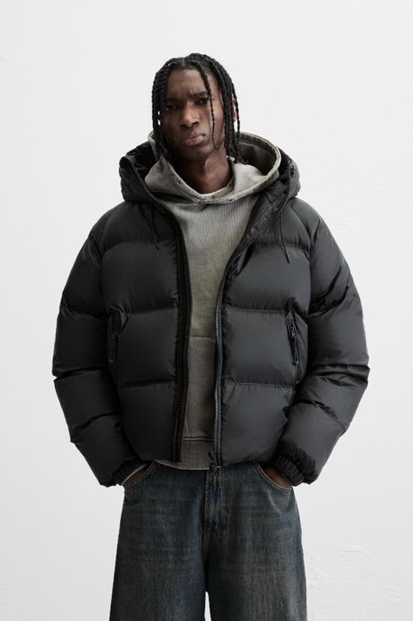 ПУХ60%\ПЕРО40%| Чоловічий пуховик ZARA розмір L