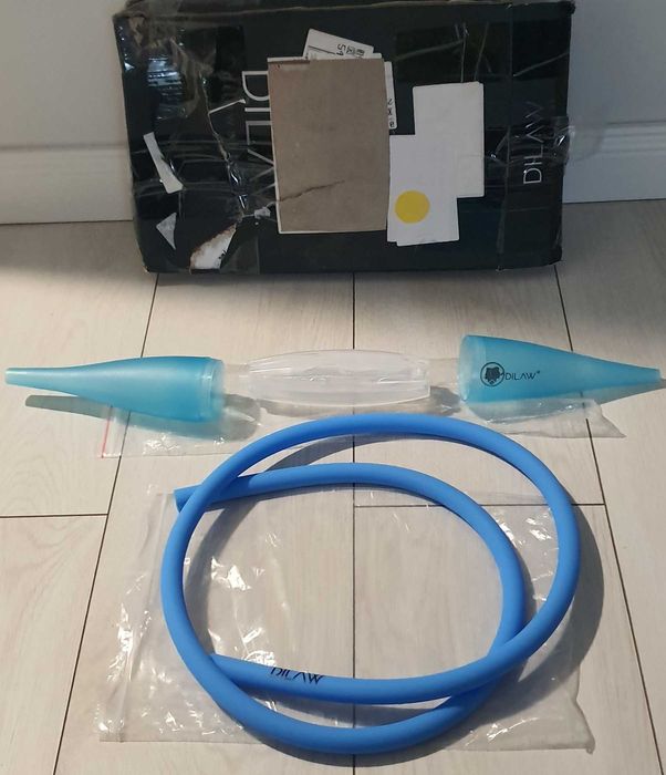 NOWY DILAW Shisha Ice Bazooka + Wąż – chłodząca końcówka do shishy
