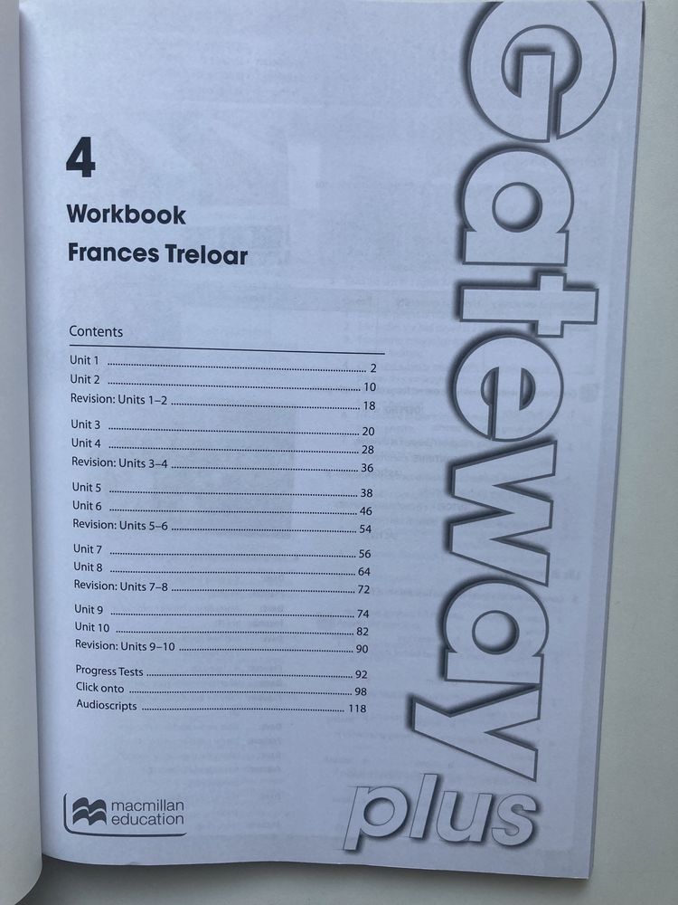 Gateway plus 4 workbook - języka angielski