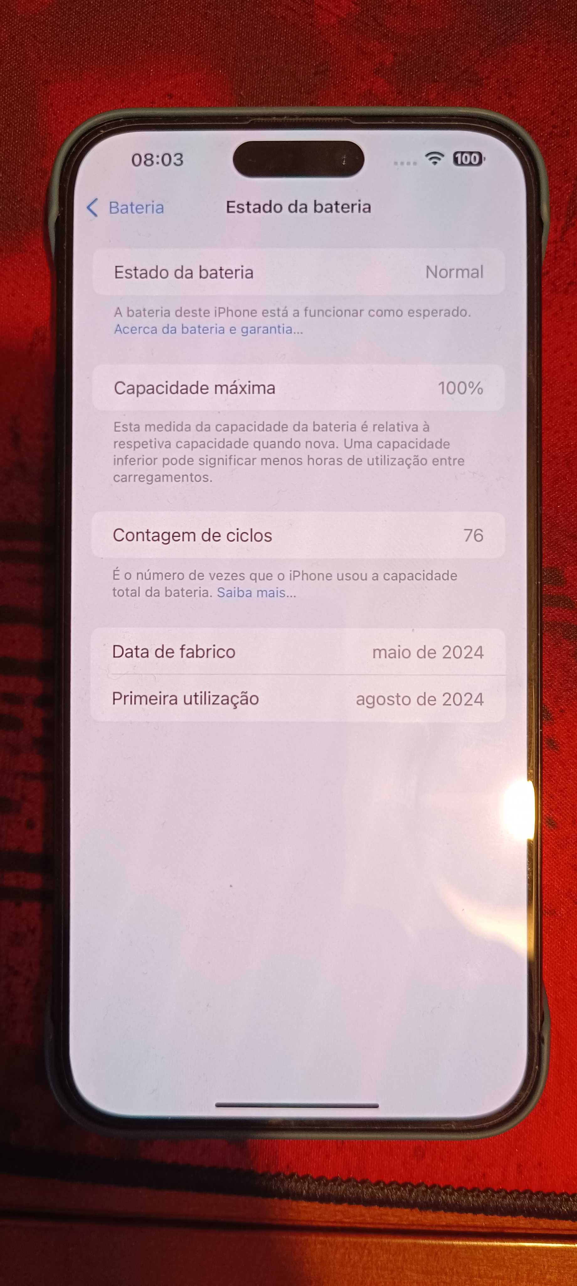 Iphone 15 Pro Max novo com factura Worten