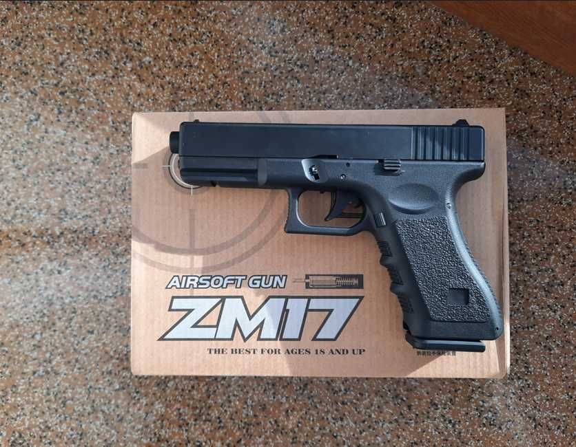 Пістолет zm17 металевий іграшковий дитячий  іграшка для хлопців