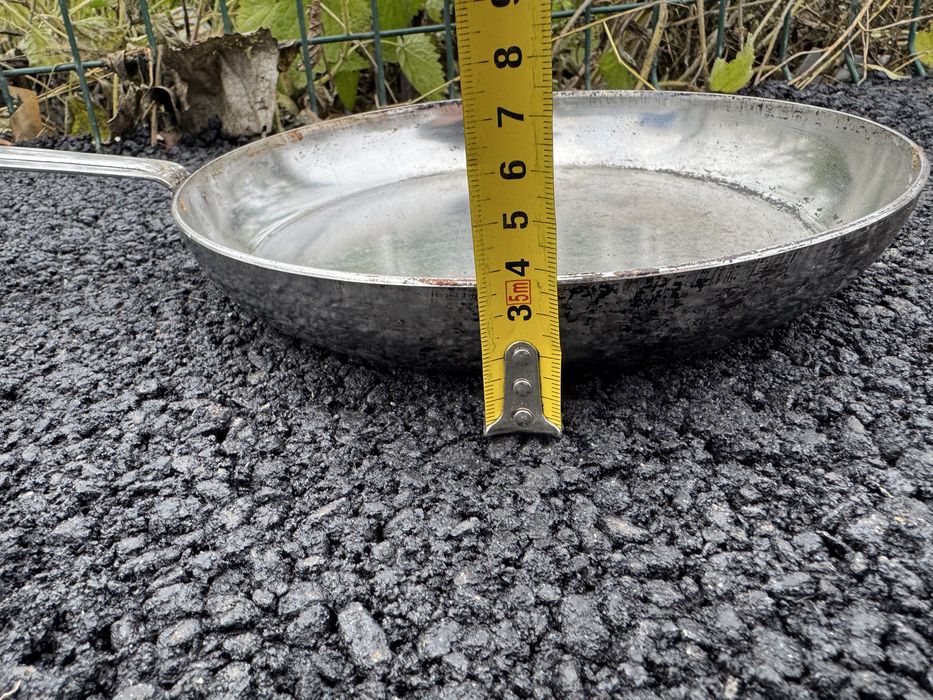 Тяжелая сковорода из нержавейки производства ссср