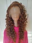 Peruka lace front włosy kręcone afroloki ok 60 cm. Gratis dodatki