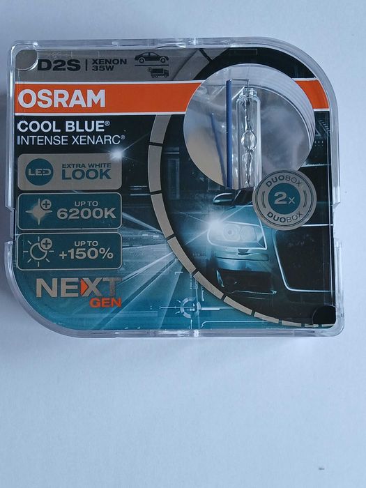 Żarówki OSRAM D2S cool blue intense next gen 6200K* oryginalne i nowe