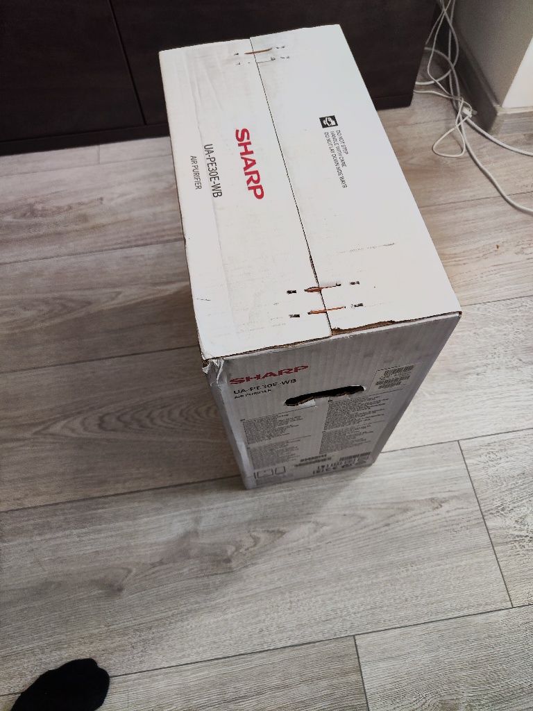Nowy oczyszczacz powietrza SHARP UA-PE30E-WB HEPA 21m2