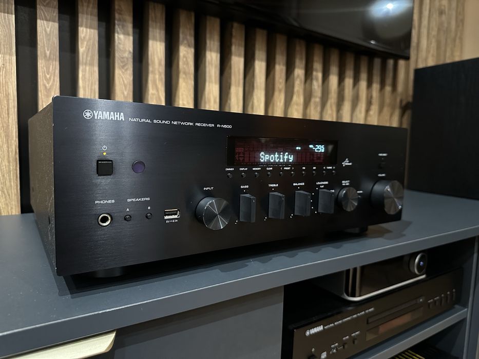 Amplituner Yamaha R-N500 Spotify AirPlay wzmacniacz HiFi stereo dac