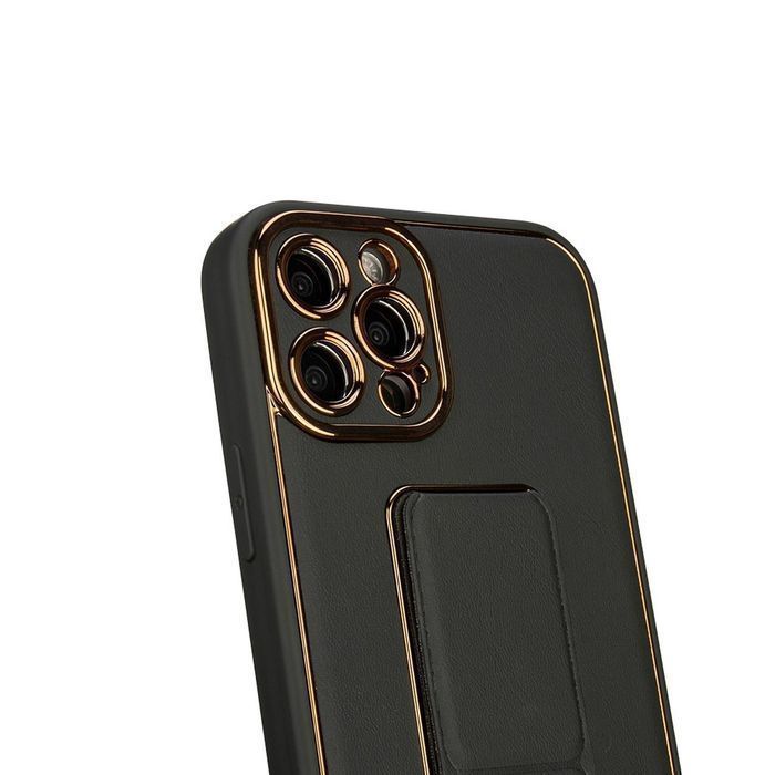 New Kickstand Case Etui Do Iphone 13 Pro Max Z Podstawką Czarny