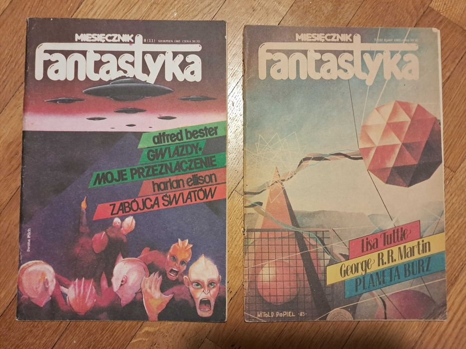 Miesięcznik Fantastyka - numery z lat 1983, 1984, 1985, 1986 i 1988