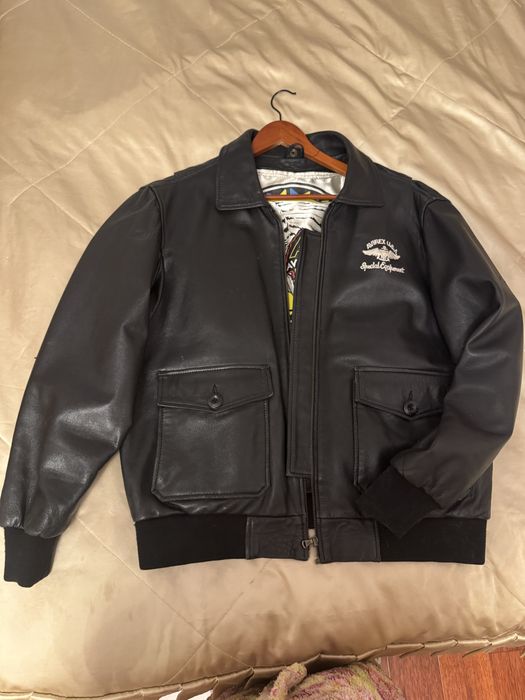 Нат шкіряна куртка чоловічв, авіатор