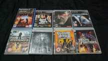 Jogos PS2 e PS3.