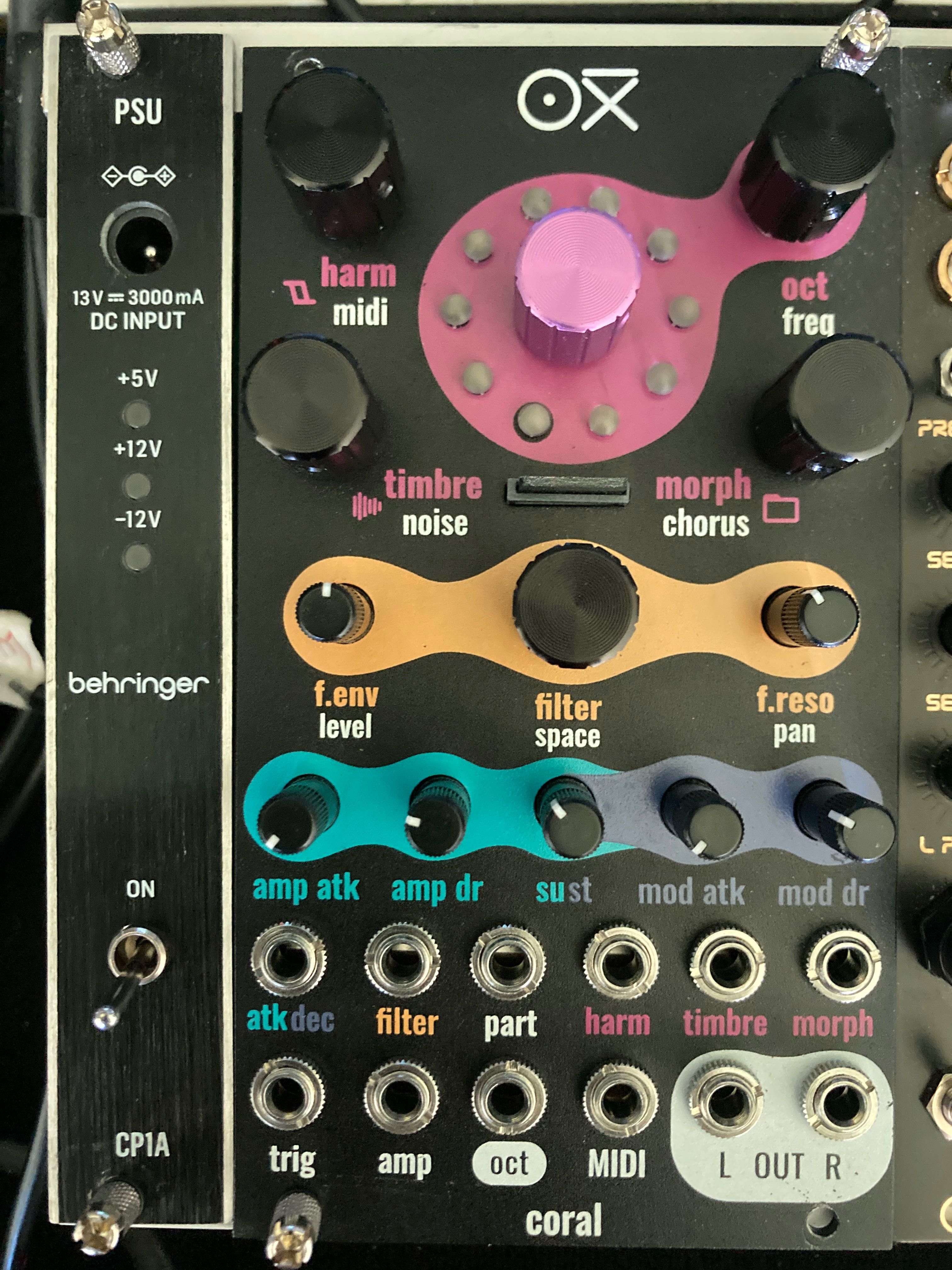 Modulos Eurorack - Oxi Coral/Tex Mix/Behringer CP1A/Pico Output