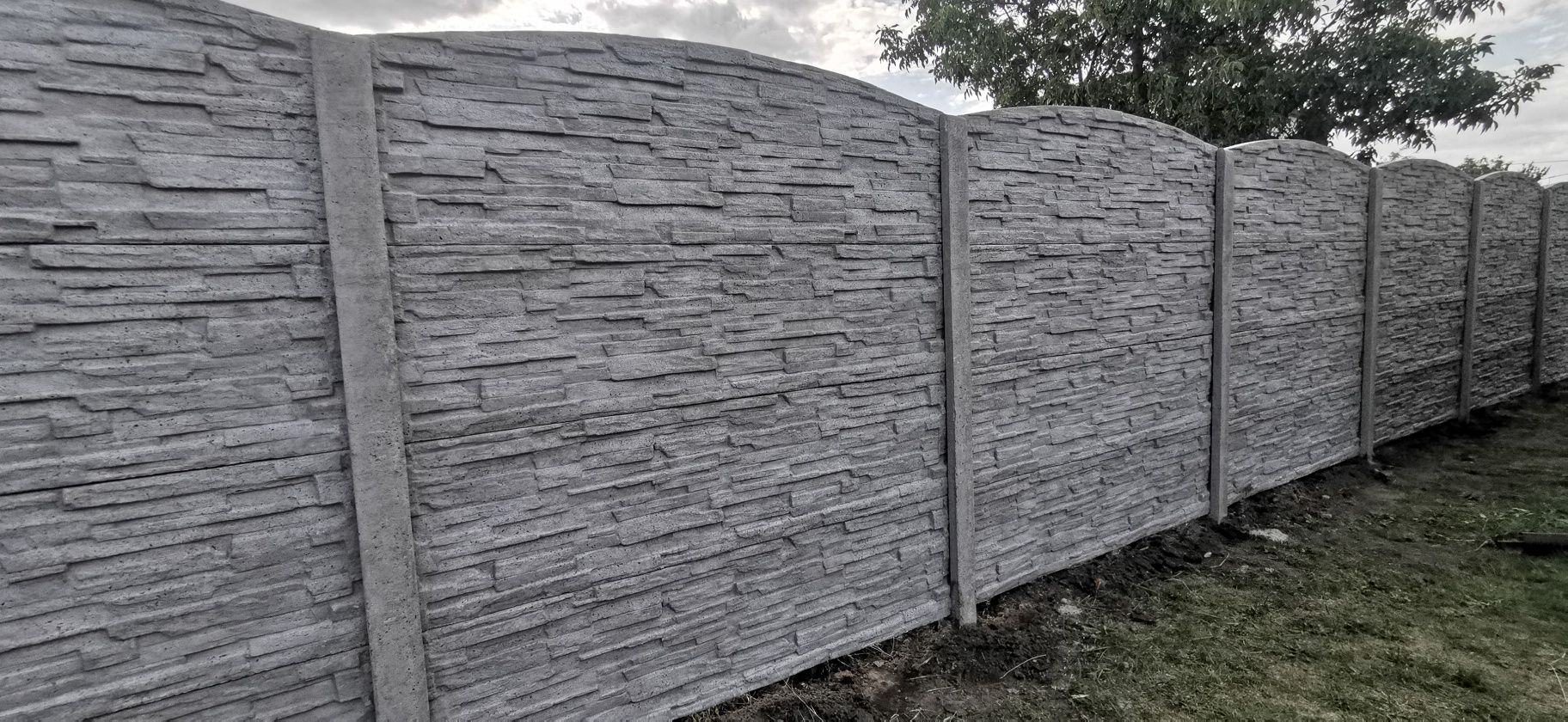 Ogrodzenia betonowe zbrojone prentem fi6  .Rury Kręgi studzienne przep